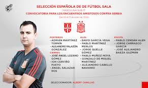 El equipo de janne andersson basará su armas en el. Lozano Y Cabello Convocados Por La Seleccion Espanola Sub17 De Futbol Sala Ffcv