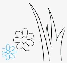 Begin with a small circle. How To Draw A Butterfly Garden Butterfly With Flower Drawing Hd Png Download Kindpng