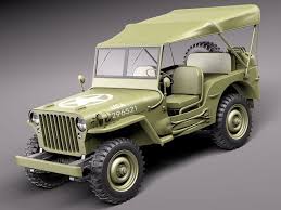 3d Model Jeep Willys Willys Jeep Willys Mb Willys