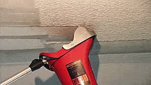 Ceiling texture scraper features a unique bag attachment to help capture falling debris. Texture Terminator Easy Popcorn Ceiling Remover Popcorn Ceiling Removing Popcorn Ceiling Removing Popcorn Ceiling Easy