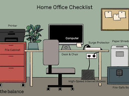 Consider the look of your office furniture when accessorizing. 17 Items You Need To Set Up An Efficient Home Office