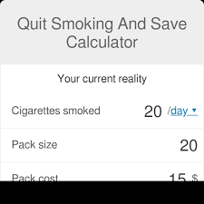 quit smoking and save calculator omni