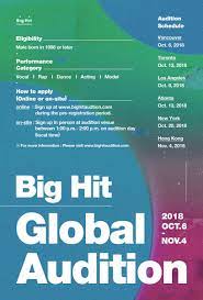 Audits are most people's worst nightmare. Bts Big Hit Entertainment Plans Global Auditions Hab Korea Net