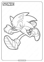Foster the literacy skills in your child with these free, printable coloring pages that can be easily assembled int. Free Printable Sonic The Hedgehog Coloring Page