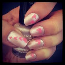 Now, the designs may look complicated at first glance, but once you see the steps. Love Heart Nail Art Stamp Nail Art