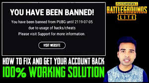 Steam got hacked and pubg got banned. Pubg Lite Account Banned For 100 Years Solved How To Get Your Account Back 100 Working Solution Youtube