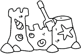 Using the colored pencils and crayons, learn to color blue shells, red blue flag, yellow sun, orange sailboats, red crab, sand turtles and more ideas for coloring page of sand castle. Sand Castle Drawing For Kids Novocom Top