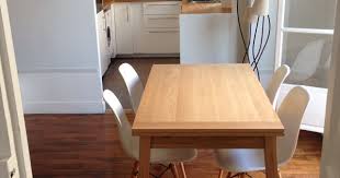 Cuisine Ouverte Credence Bleu Canard Plan De Travail Bois Hetre Blanc Laque Meuble Blanc Et Bois Meuble Cuisine Blanc Cuisine Bleu Canard