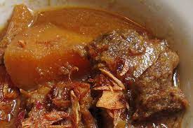Resep Bumbu Semur Daging Campur Kentang Betawi Enak Semur Daging Resep Masakan Resep Masakan Indonesia