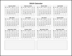 Pin On Printable Calendar 2019
