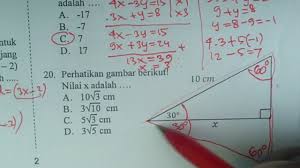 Bagaimana apakah kalian sudah paham? Pembahasan Soal Prediksi Un Matematika 2017 Skl Mencari Sisi Segitiga Dengan Teorema Pythagoras Youtube