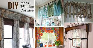 An elegant diamond pattern is beautifully embroidered on a soft sheer fabric. 20 Cheap And Easy Diy Window Valance Ideas Updated 2020
