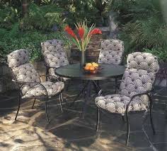 Portico Cushion Dining Chairs From The 1990s Outdoor Furniture Sets Outdoor Decor Tropitone