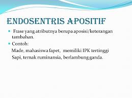 Contoh frasa endosentris yang apositif. Frase Satuan Gramatikal Yang Tidak Melebihi Batas Fungsi Kalimat Ppt Download