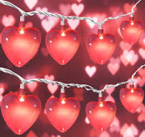 Mothers Day Outdoor Light Decor for Mom - 8.5Ft LED Pink Heart String  Lights Plug in Pink Heart Shaped Lights Ideal as Mothers Day Party  Decorations & ...