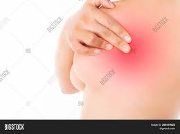 Know what's normal for your breasts, like the way they look and. Beautiful Young Woman Is Examining Breasts For Checking Breast Cancer Attractive Beautiful Woman Ge Image Stock Photo 265419922