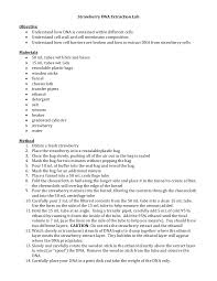 Answer keys to student worksheets. Dna Extraction Lab