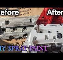 How To DIY Spray Paint Your Valve Cover!!