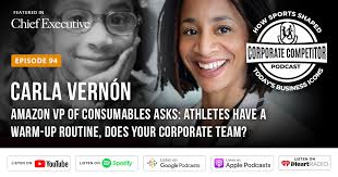 Amazon VP of Consumables Carla Vernón asks: Athletes have a warm-up  routine, does your corporate team?