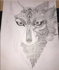 My Spirit Animal Wolf Tattoo Design Absolute Beauty Aztec Wolf Tattoo Design Aztec Tattoo Designs Wolf Spirit Animal