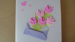 Today i will show you how to make a beautiful quilling paper flower basket if origami flowers daisy how to make folded paper flower template folded paper flower card. Diy Mother S Day Gifts Video Tutorials Ecogreenlove Handmade Mothers Day Card Ideas Origami Card Easy Greeting Cards