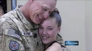 Soldier Homecoming Surprises Daughter