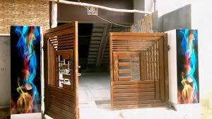 Looks and feels like wood but stronger than wooden doors and 100 time long lasting. Iron Main Door Design For Home In India Gif Maker Daddygif Com See Description Youtube