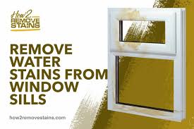 To further protect your window sill, you can also apply a translucent varnish over the stain. How To Remove Water Stains From Window Sills Detailed Answer