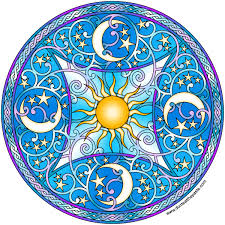 29 best celestial coloring for adults art pages images on pinterest. Don T Eat The Paste Celestial Mandala 2016