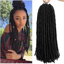 This tool works best on hair that is only slightly damp. Amazon Com 6packs Straight Faux Locs Crochet Twist Hair Braids Synthetic Hair Extensions Faux Locs Kanekalon Fiber Braiding Hair Afro Kinky Soft Dread Dreadlocks 18 Strands 18 6 Packs 1b Beauty