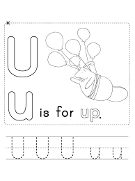 You can print them from a computer, a phone, or a tablet, the images will automatically fit your paper size. Up Letter U Coloring Page Free Printable Coloring Pages For Kids