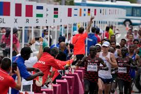 Kipchoge, only the third person to win successive olympic marathons, finished in two hours eight minutes 38. A Oxbt4z5pvrvm
