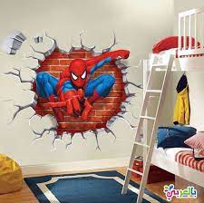 افكار لتزيين غرف نوم اطفال ديكورات غرف نوم اطفال بالعربي نتعلم spiderman room superhero room wall stickers bedroom