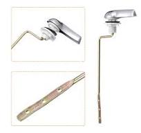 uxcell Toilet Handle Replacement Kit Universal Side Mount Toilet Flush  Handle Toilet Trip Lever with Chain for Bathroom Toilet Tank, ABS Iron - ...