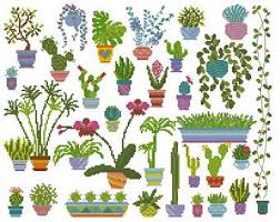 Cactus Cross Stitch Pattern Cacti Mini Cactus Cross Stitch Cactus Decor Cactus Home Decor Cactus Pattern Art Cactus Art Plant Pattern In 2020 Cactus Cross Stitch Cross Stitch Modern Cross Stitch Patterns