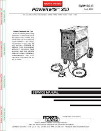 Lincoln Electric Svm160 B Users Manual Manualzz Com