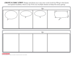 Making a graphic novel will teach you everything there is to know about creating graphic novels and comic books from start to finish. Create A Comic Strip Printable Template Worksheets Printables Scholastic Parents