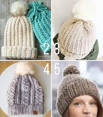Features a honeycomb cable on the front and a tassel. Slope Style 13 Free Knit Crochet Chunky Hat Patterns