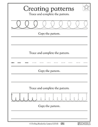 100+ worksheets that are perfect for preschool and kindergarten kids and includes activities like . Creating Letter Shape Patterns 2 Kindergarten Preschool Reading Writing Worksheet Greatschools