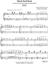 Heart and soul duet four hands special arrangement rare. Heart And Soul From A Song Is Born Sheet Music In G Major Download Print Sku Mn0071865