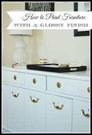 Painting a hutch thats been painted with a high gloss paint and seale glossy and flat (or matte) are typical extreme levels of glossiness of a finish. How To Paint Furniture To Get A High Gloss Professional Smooth Finish 11 Magnolia Lane High Gloss Furniture Painted Furniture Lacquer Furniture