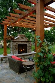 Princeton works well if you are looking for a larger outdoor fireplace for your backyard. 9 Outdoor Fireplace Ideas Town Country Living