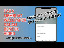 Namun, jika kita menghendaki membuat wallpaper bergerak tanpa aplikasi. Cara Membuat Wallpaper Video Di Hp Tanpa Aplikasi Youtube