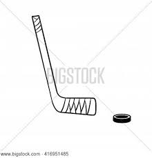 Hockey stick hockey puck cartoon , hockey stick transparent background png clipart. Hockey Stick Puck Vector Photo Free Trial Bigstock