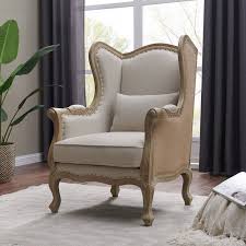 Greyleigh Lorinda Wingback Chair Reviews Wayfair Linen Wingback Chair Furniture Wingback Chair