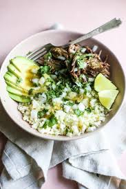 Salsa Verde Shredded Beef Bowls The Defined Dish Recipe In 2020 Whole30 Dinners Beef Bowls Whole 30 Recipes
