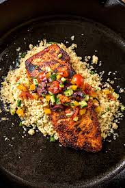 Pan Seared Salmon The Cozy Apron Recipe Easy Mediterranean Diet Recipes Mediterranean Recipes Mediterranean Diet Recipes