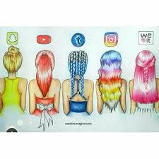 Social Media Art Cute Drawings App Drawings