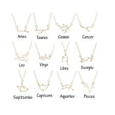 Zodiac Constellation Necklaces Aris Taurus Gemini Cancer Etsy Zodiac Constellation Necklace Constellation Necklace Zodiac Constellations