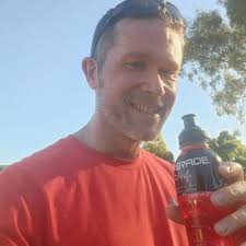 Mum enjoyed running in the dry weather